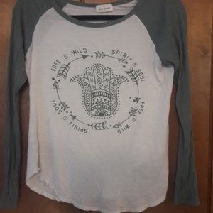 Feminine baceball tee